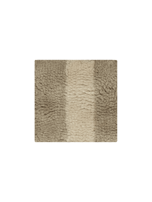 Tasman neutral washable wool fine cut pile swatch