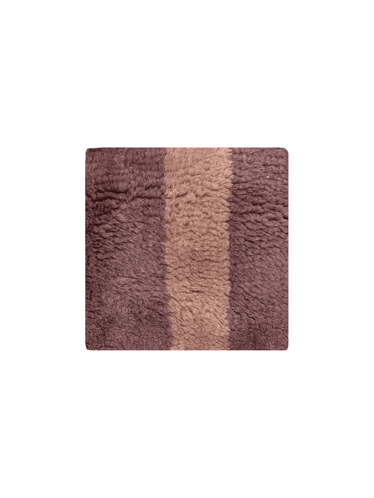 Tasman Brown Washable Wool Fine Cut Pile Swatch