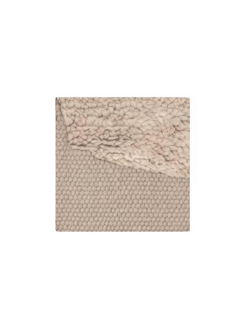 Cradle neutral washable wool handwoven swatch