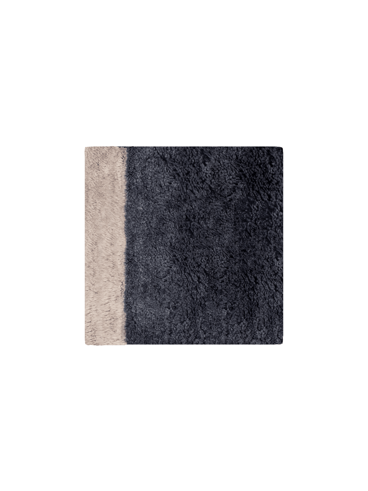 Tempest Steel Blue Washable Wool Medium Cut Pile Swatch