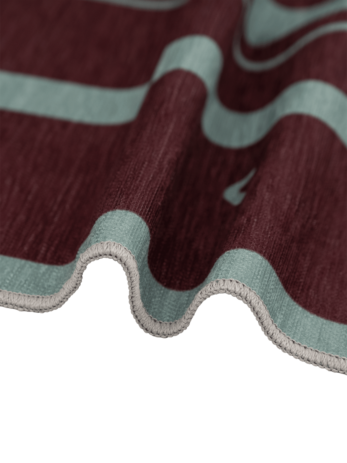 Brooch  Burgundy Chenille Rug