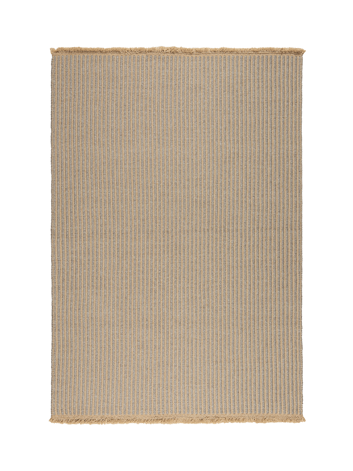 Transition Grey Outdoor Ribbed Rug