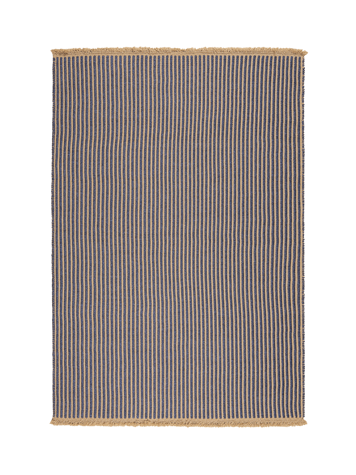 Transition Navy Outdoor Ribbed Rug