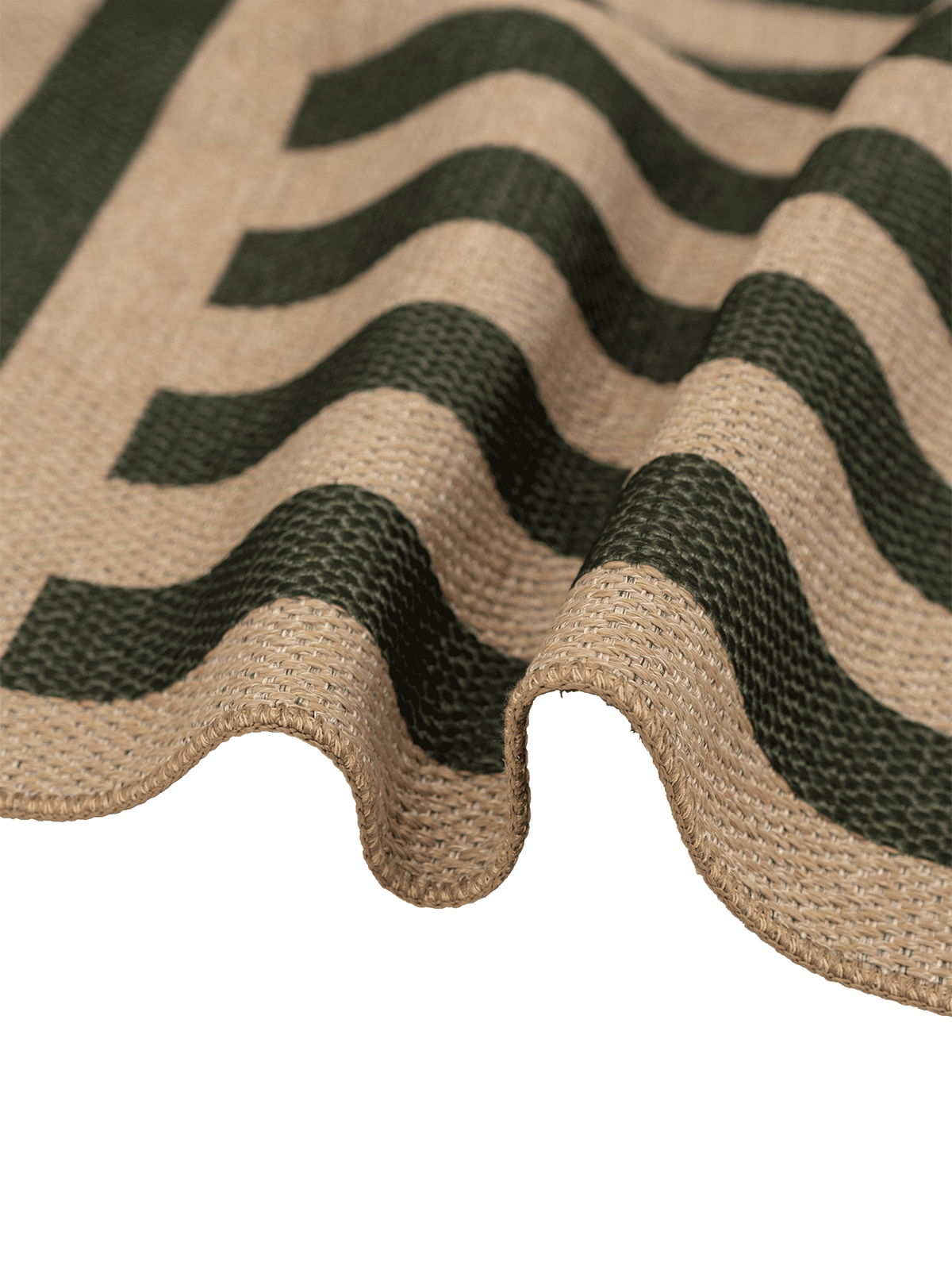 Unboxed Olive New Jute Rug