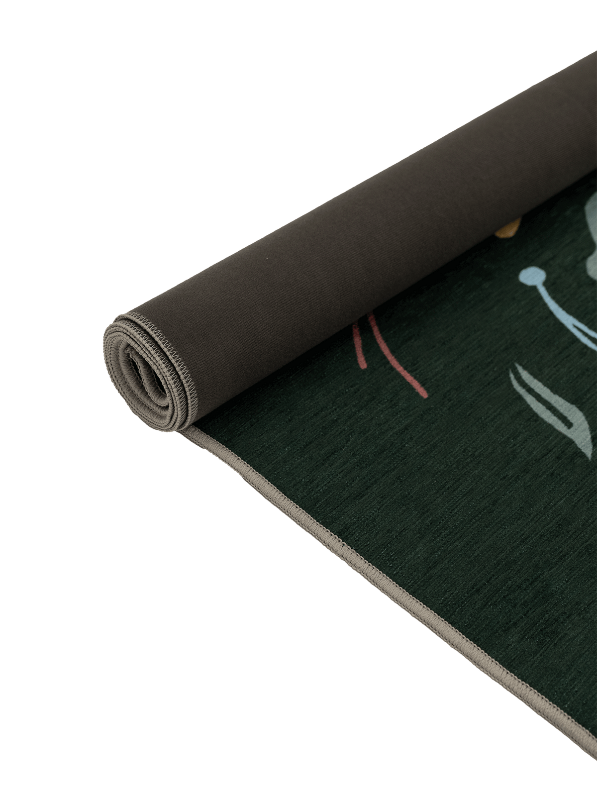 Beauty Green Chenille Rug