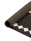 Centre Charcoal Chenille Rug