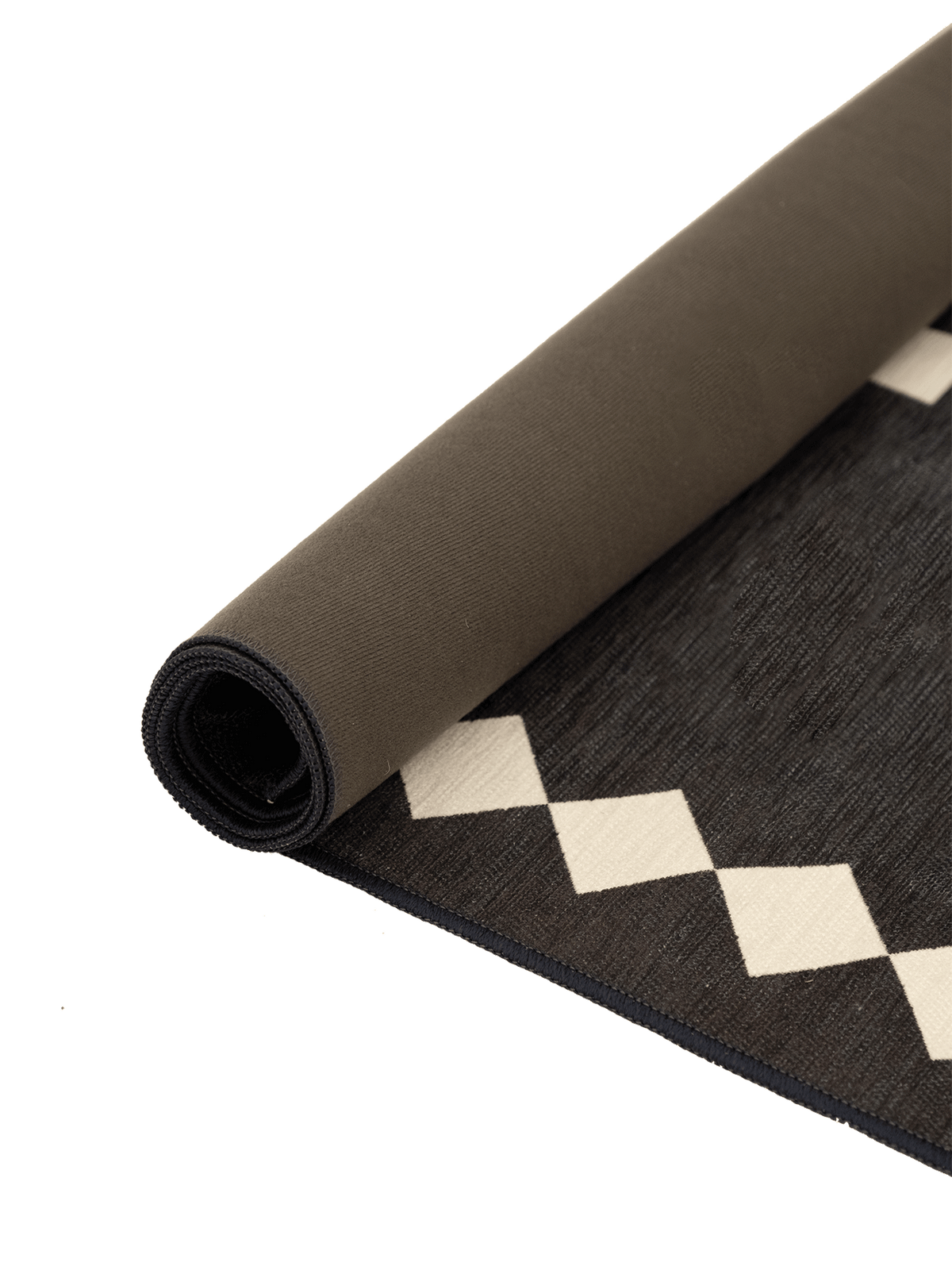 Centre Charcoal Chenille Rug