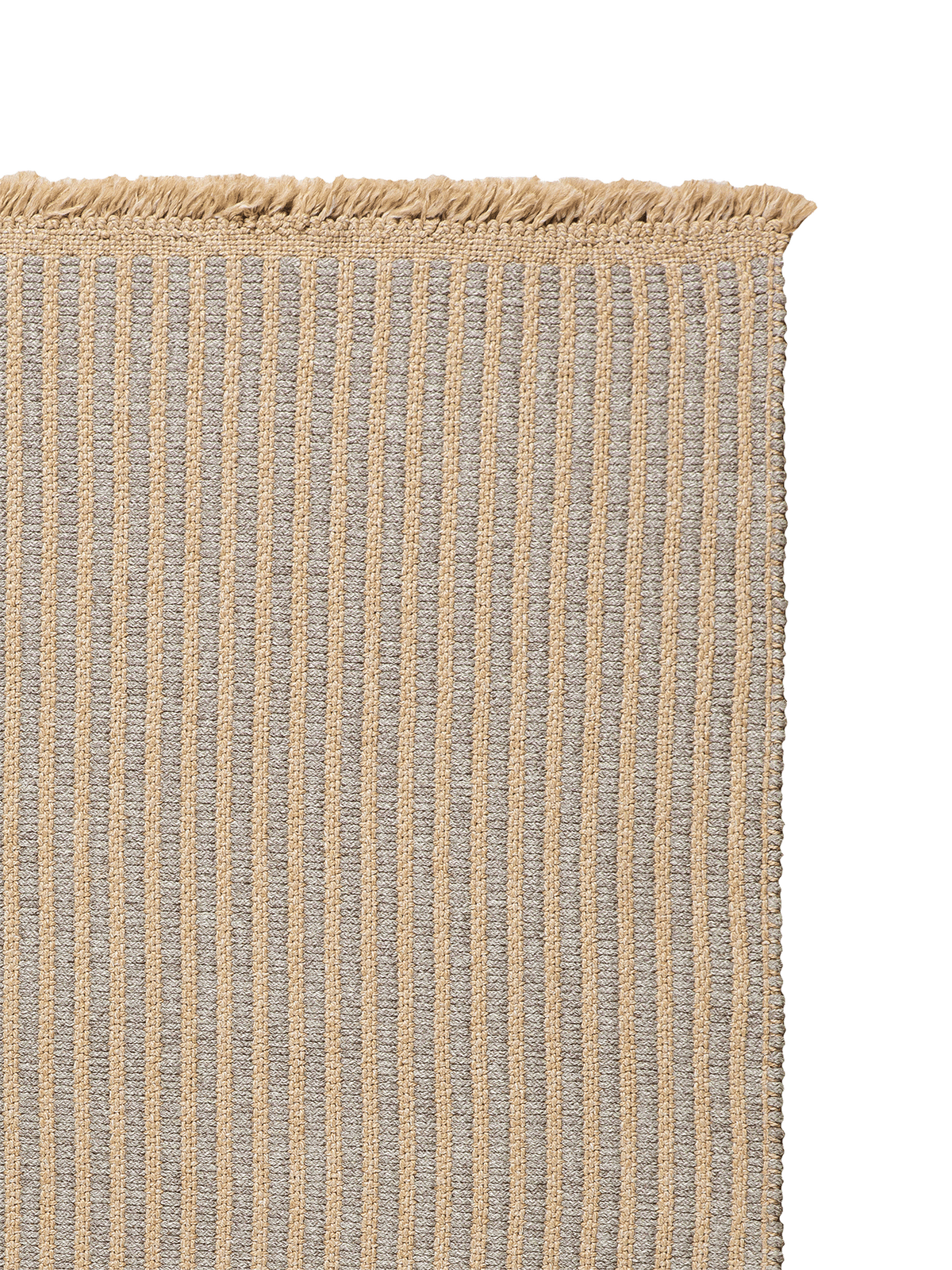 Transition Grey Outdoor Ribbed Rug