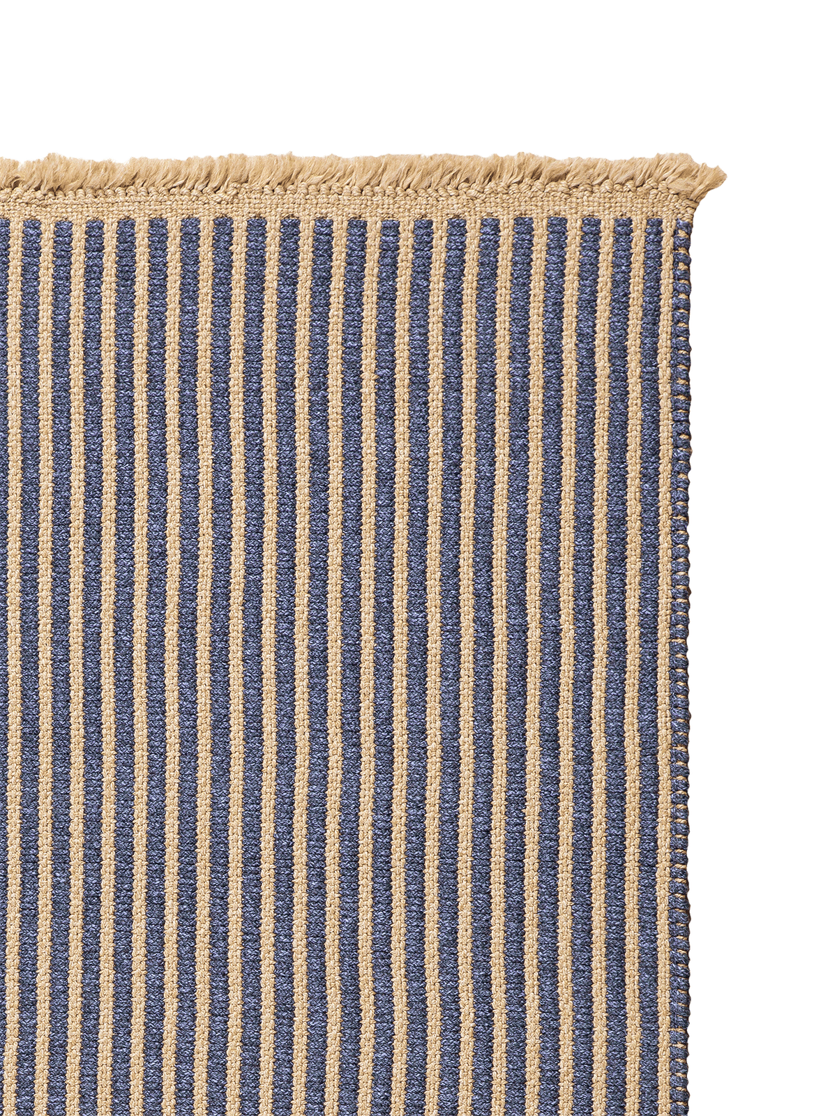 Transition Navy Outdoor Ribbed Rug