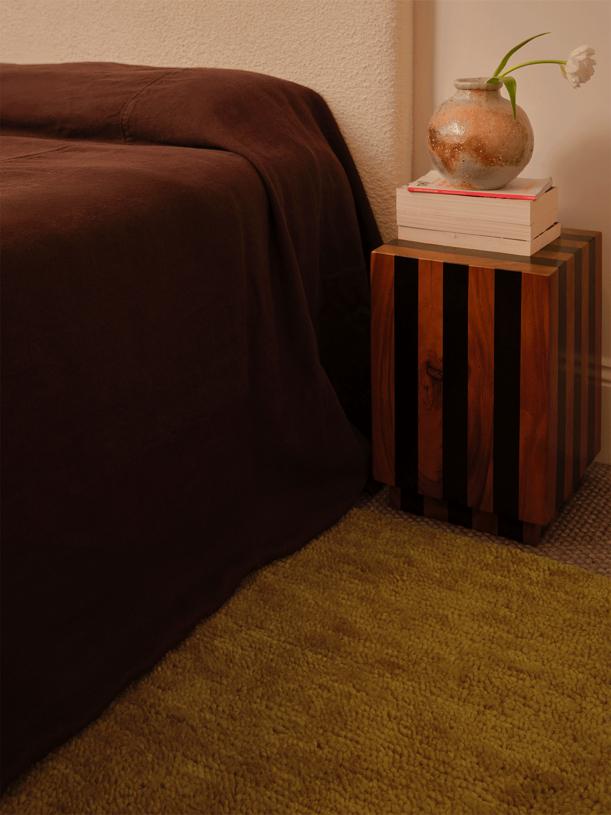 Otago Amber Washable Wool Berber Swatch double.online