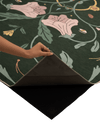 Beauty Green Chenille Rug