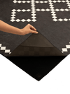 Centre Charcoal Chenille Rug