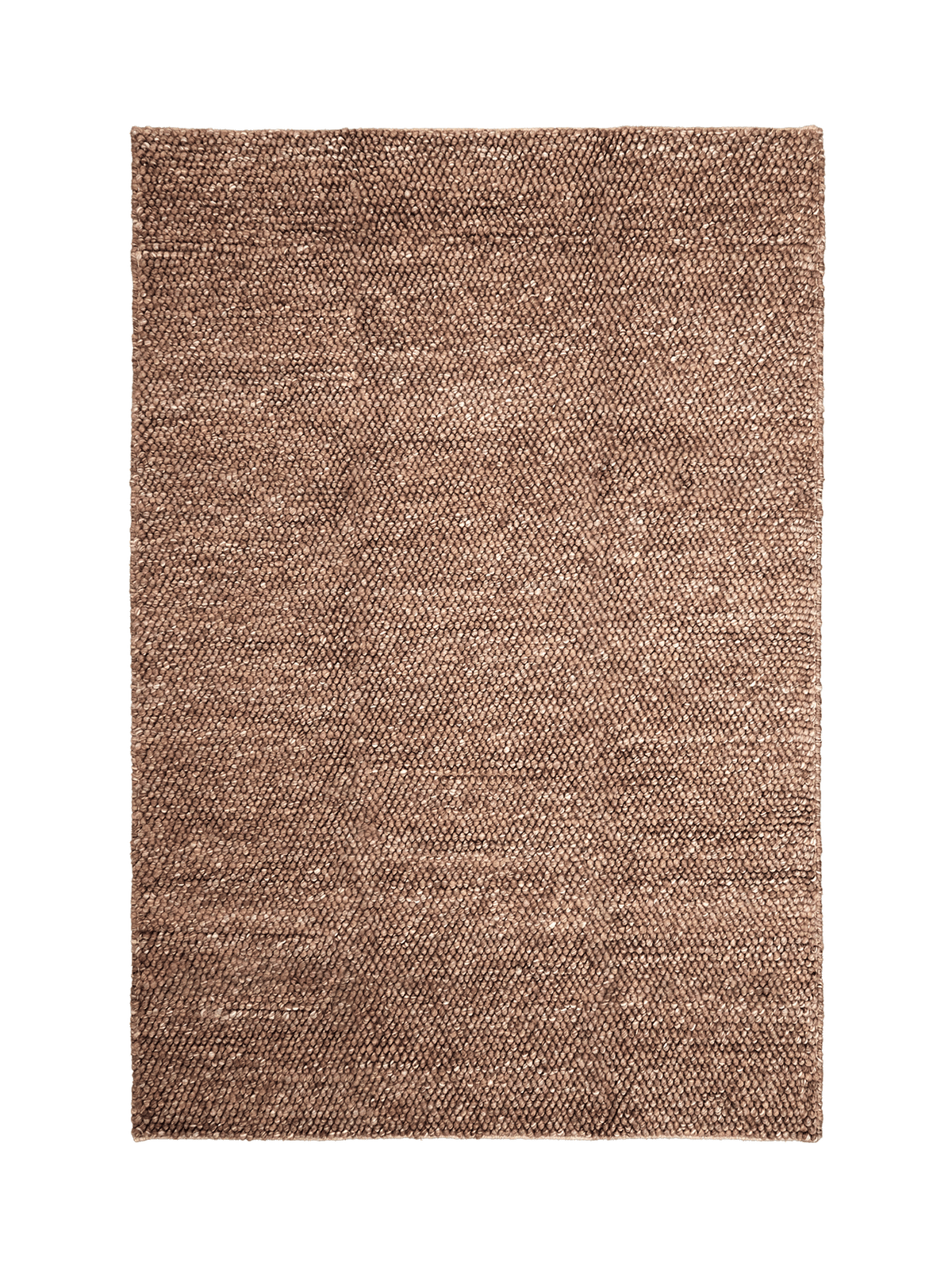 Marlborough Brown Washable Wool Heavy Loop Pile Rug