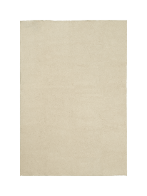 Sherpa cream vegan shearling rug