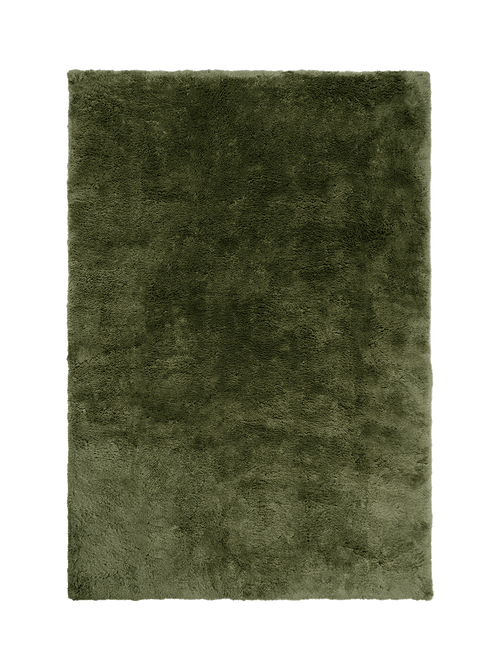 Soothe olive vegan wool rug