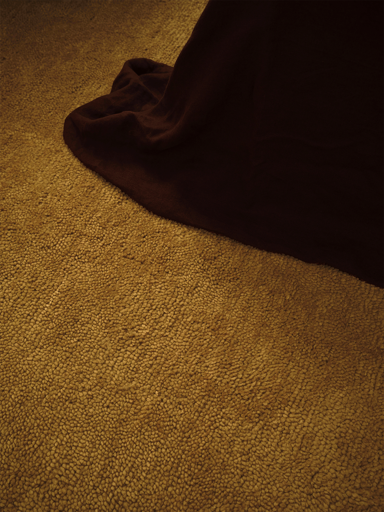 Otago Amber Washable Wool Berber Swatch double.online