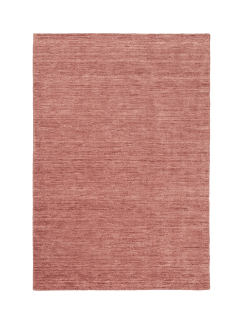 Banksia blush washable wool knotted rug