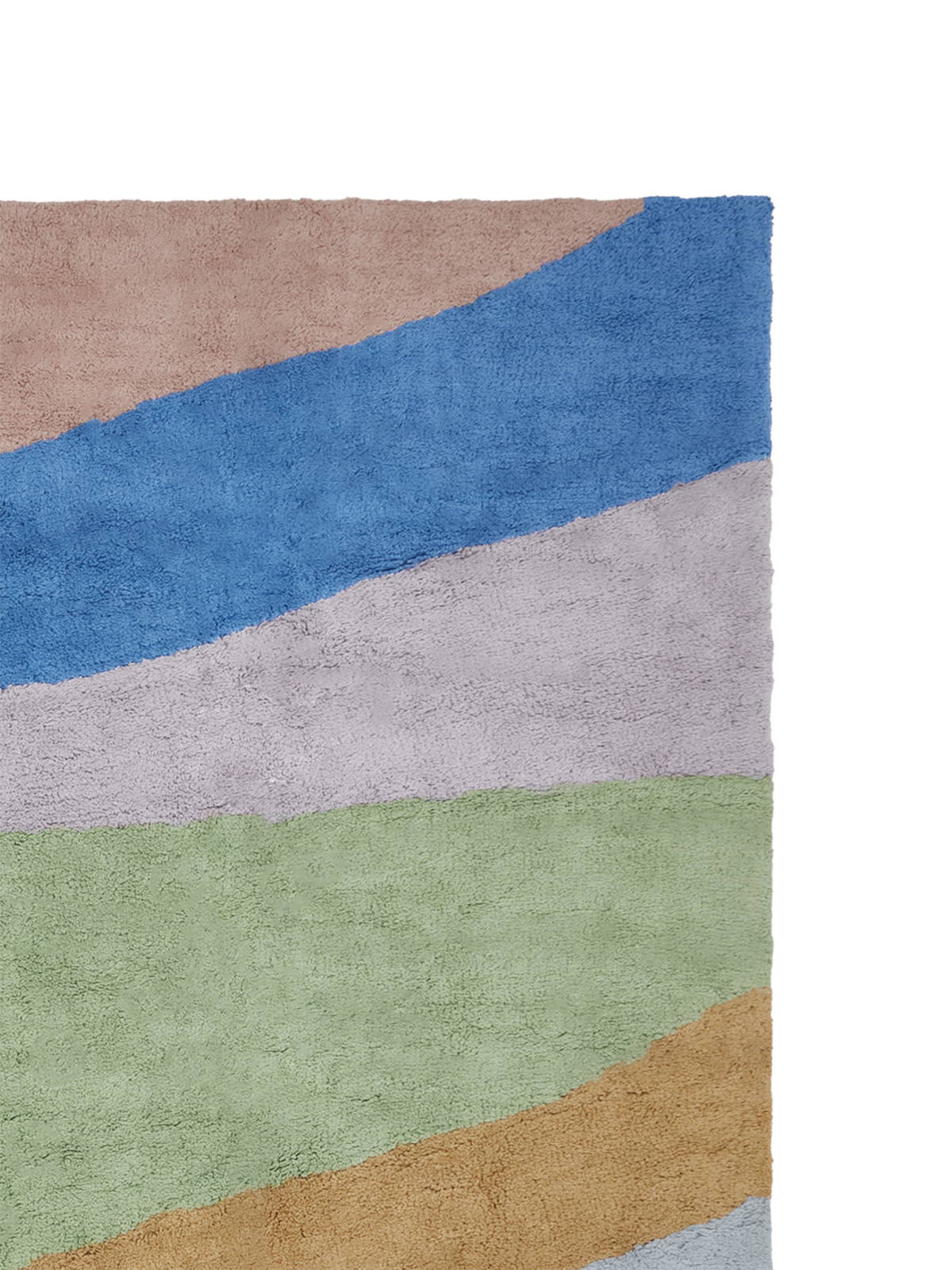 Canyon Multi Washable Organic Cotton Cut Pile Rug