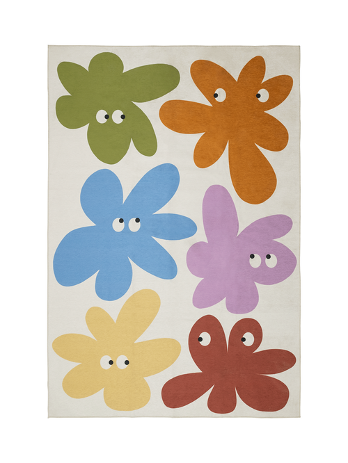 Crew cream chenille rug
