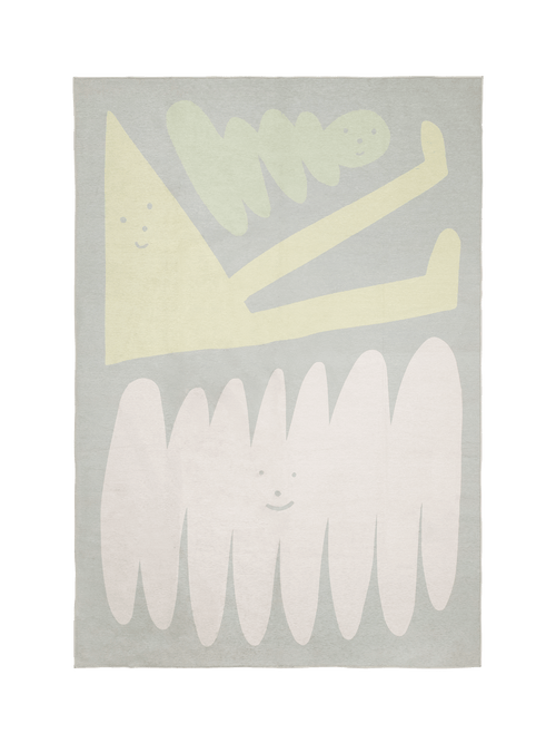 Friends neutral chenille rug