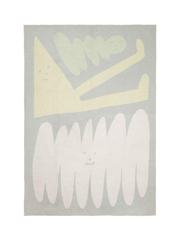 Friends Neutral Chenille Rug