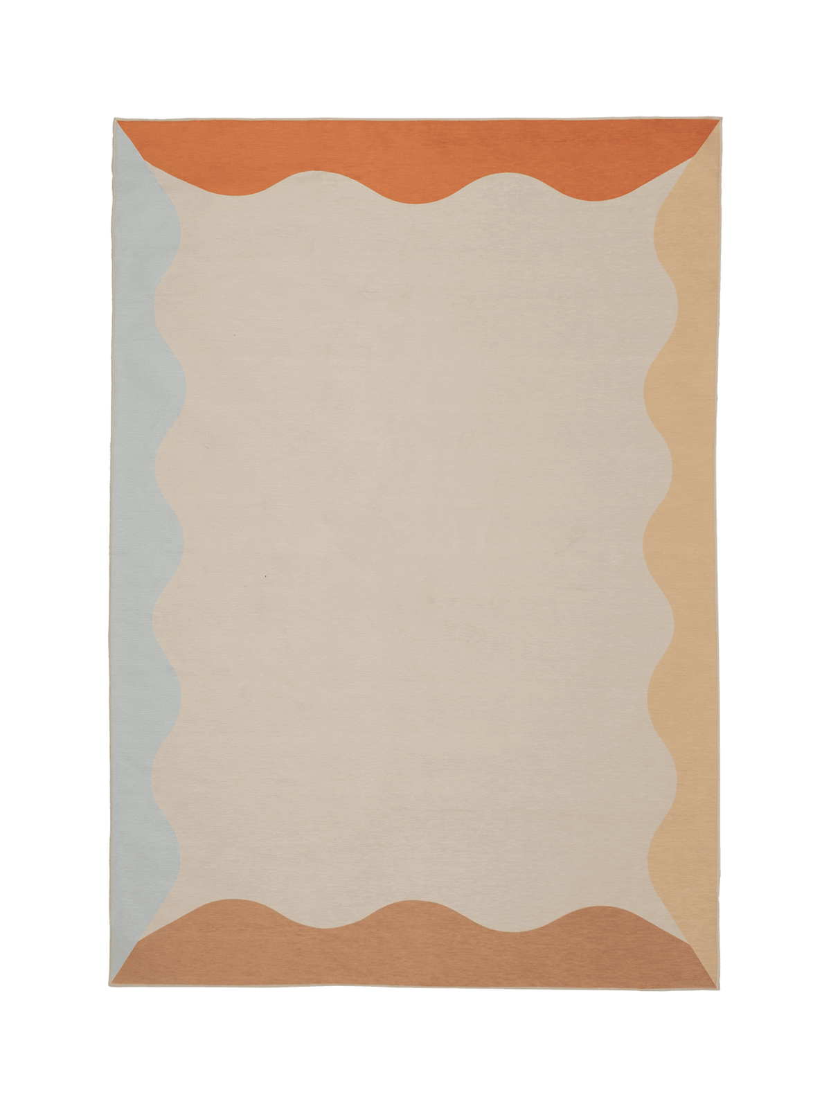 Oasis Sand Chenille Rug Chenille Rugs double.online Standard System 90x150cm