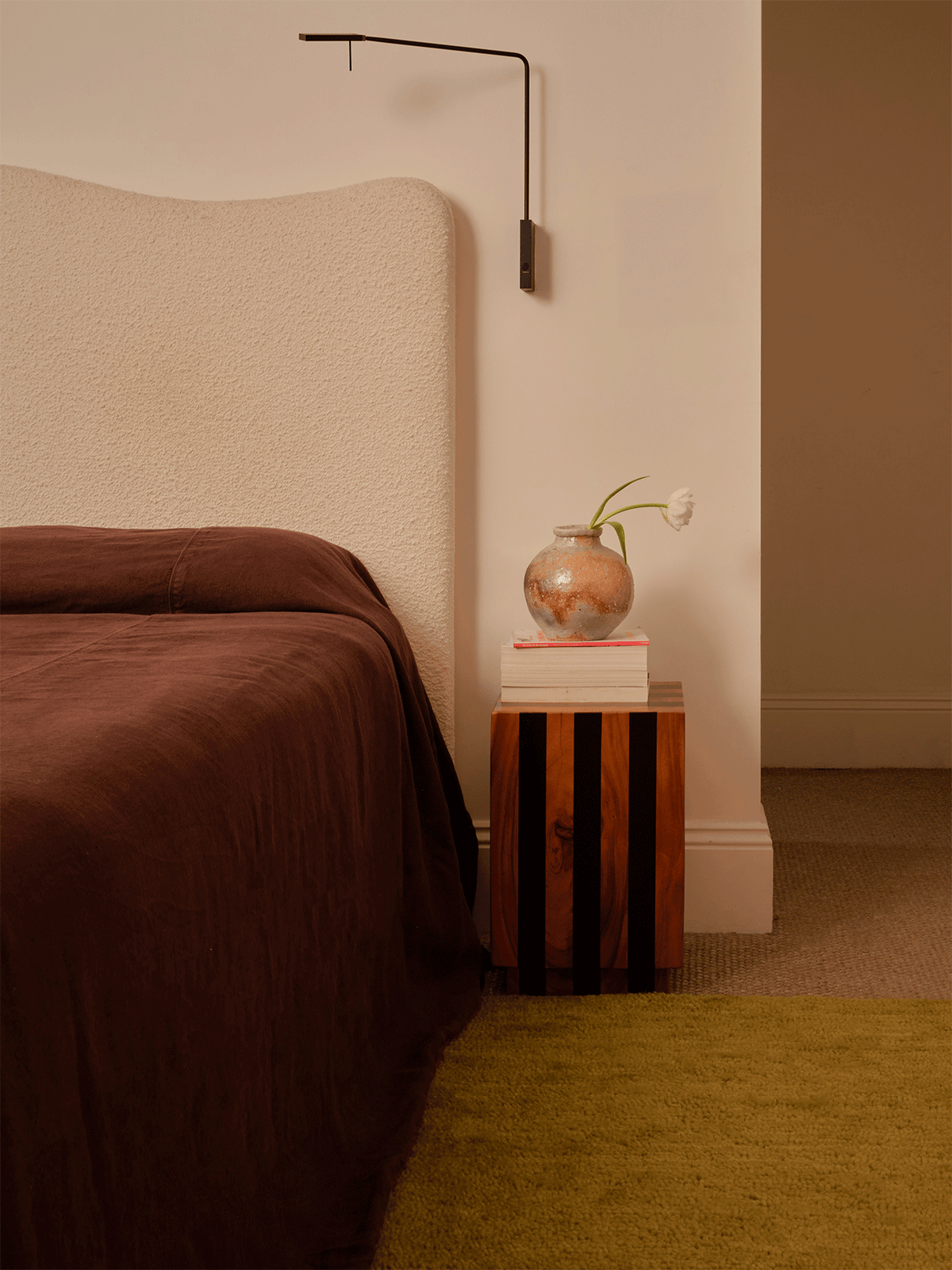 Otago Amber Washable Wool Berber Swatch double.online