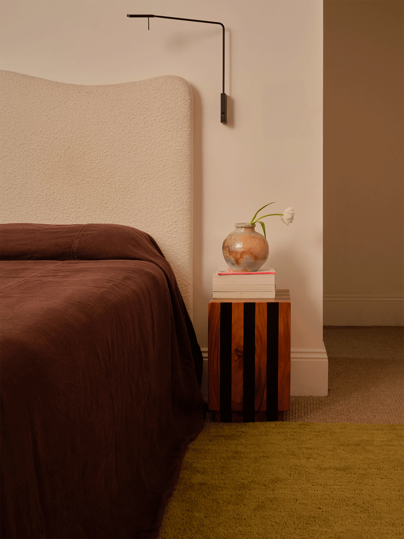 Otago Amber Washable Wool Berber Swatch double.online