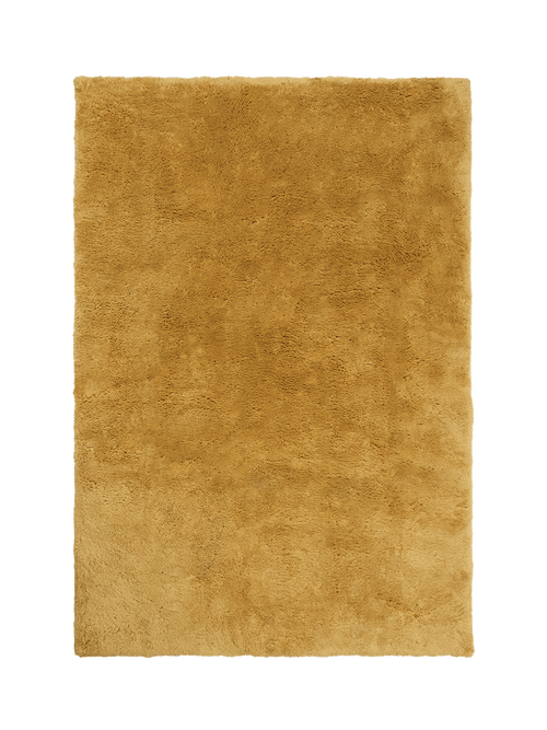 Soothe mustard vegan wool rug