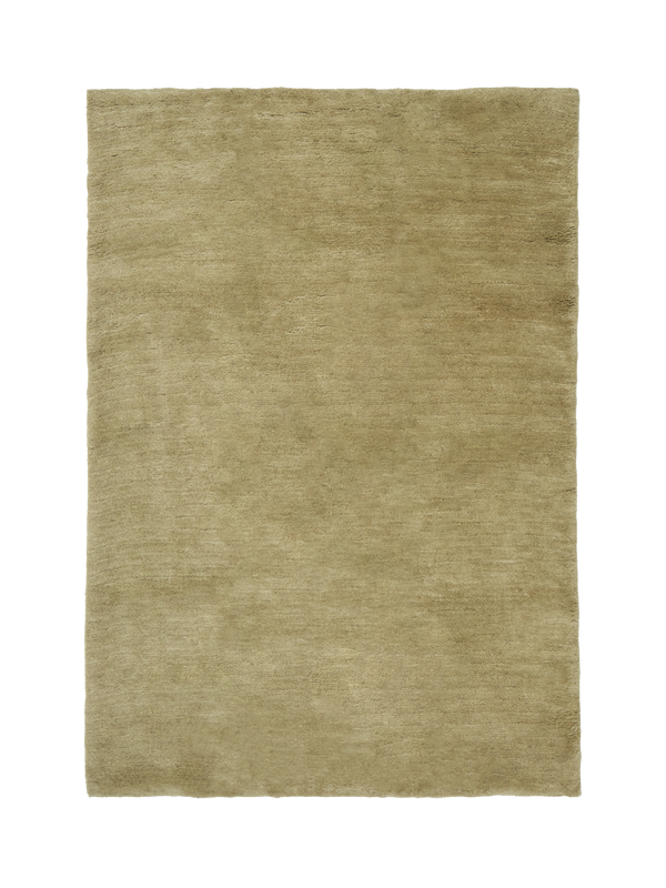 Waikato sage washable wool abrash dyed rug