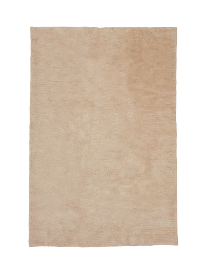 Waikato soft cream washable wool abrash dyed rug