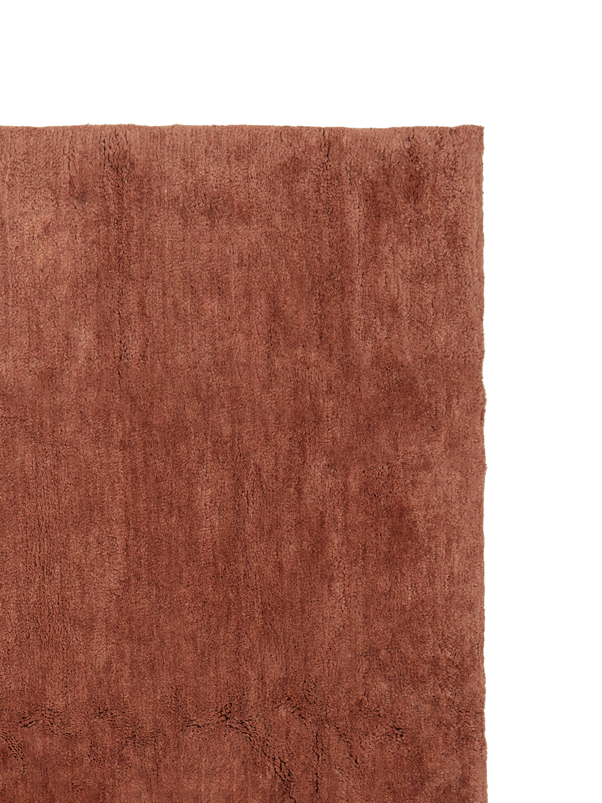 Waikato Terracotta Washable Wool Abrash Dyed Rug