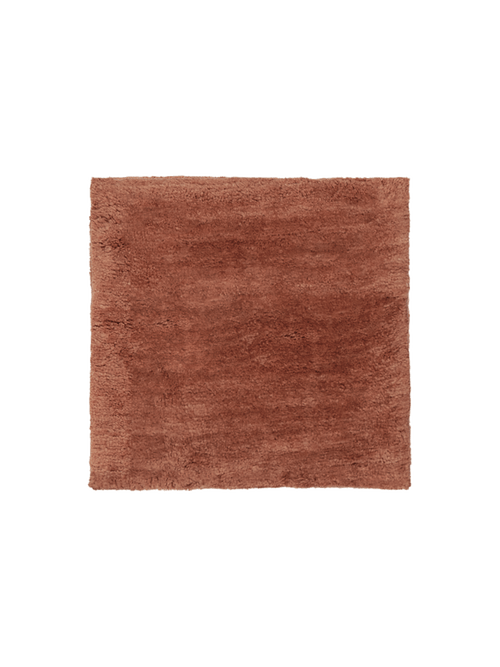 Waikato terracotta washable wool abrash dyed swatch