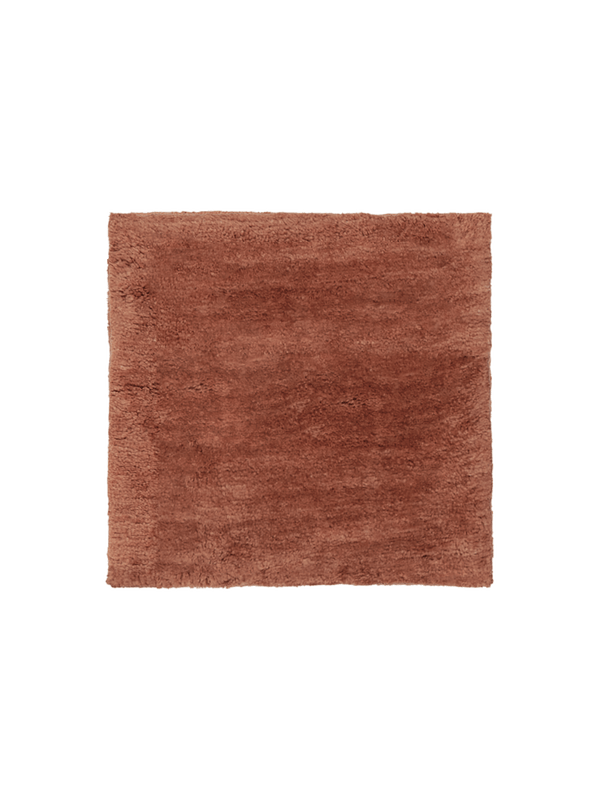 Waikato terracotta washable wool abrash dyed swatch