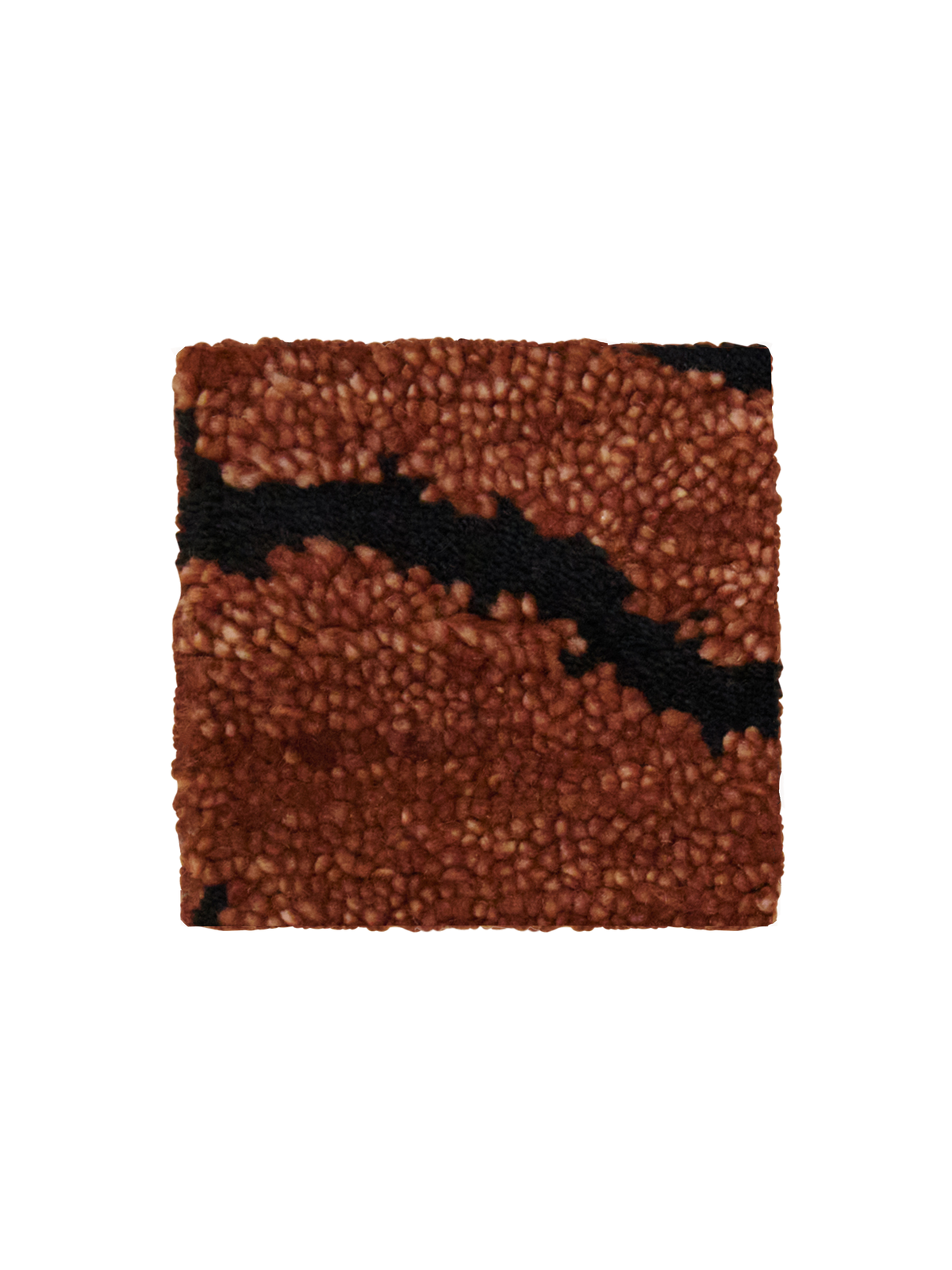 Wander Sienna Hand Knotted Wool Swatch double.online 15x15cm