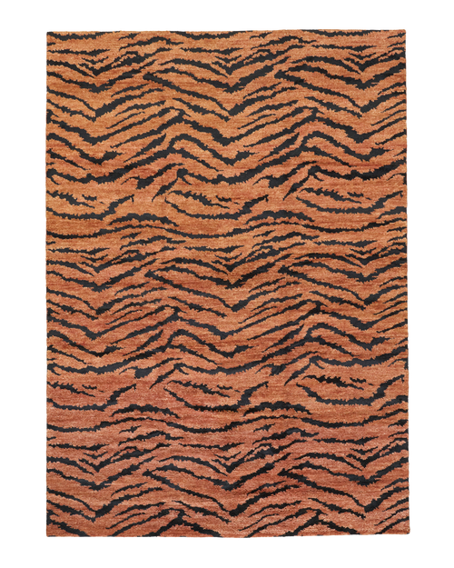 Wander sienna hand knotted wool rug double.online
