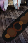 Yallingup Brown Chenille Surfboard Rug