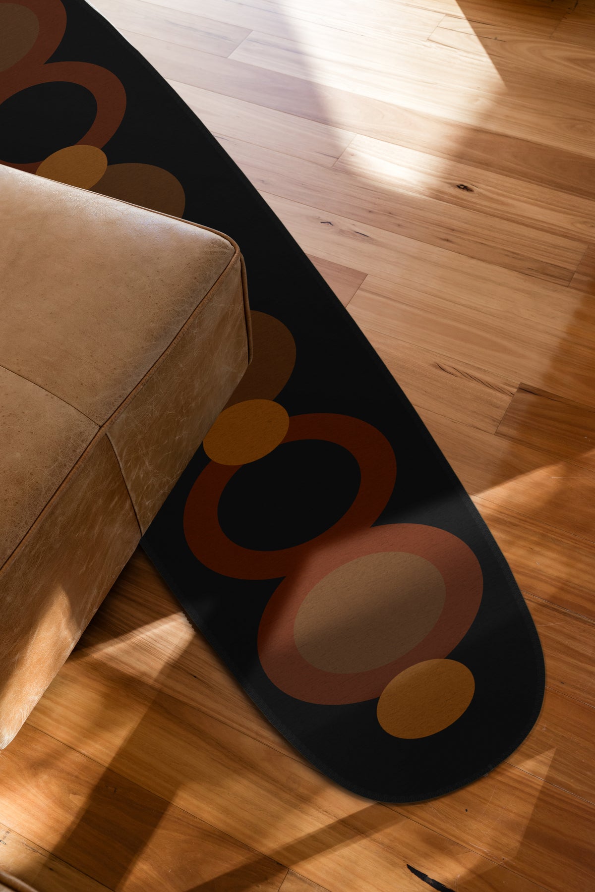 Yallingup Brown Chenille Surfboard Rug