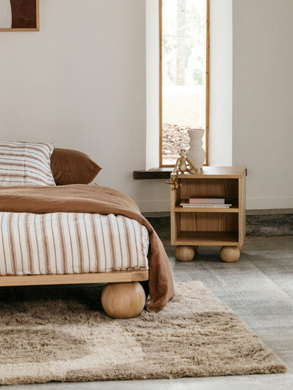 Awa taupe new zealand washable wool rug