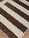 Plinth Brown Chenille Rug