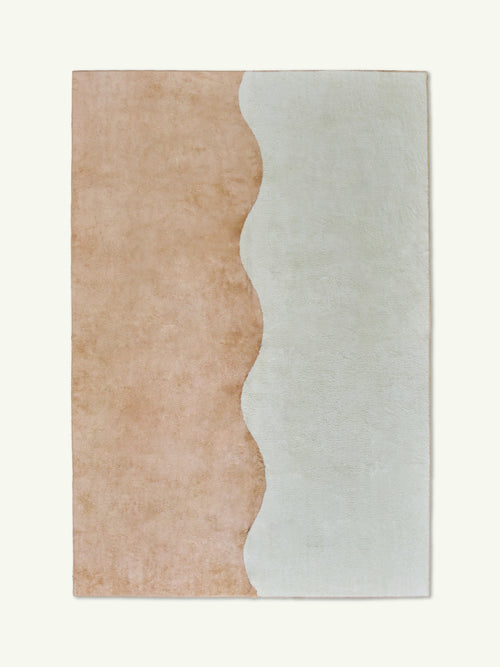 Tide tan cotton feel rug