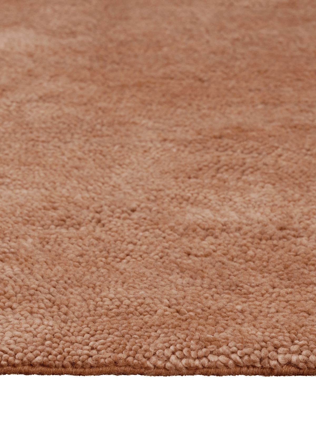 Otago Terracotta Washable Wool Berber Rug