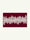 Path Burgundy Cotton Feel Rug