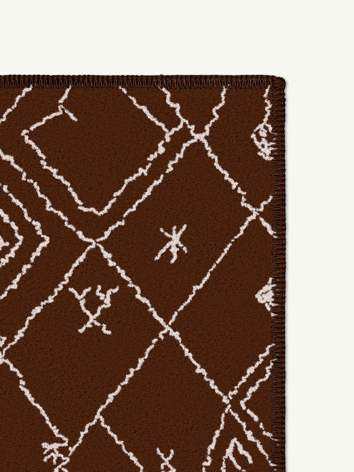 Logic Brown Cotton Feel Rug