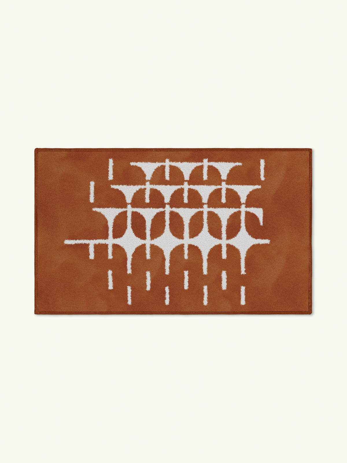 Echo Brown Cotton Feel Rug