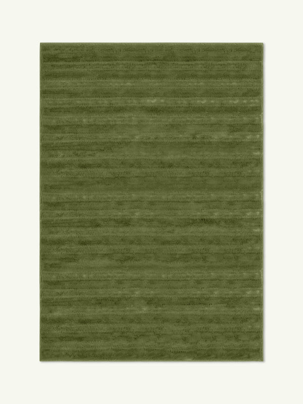 Willow olive highland rug