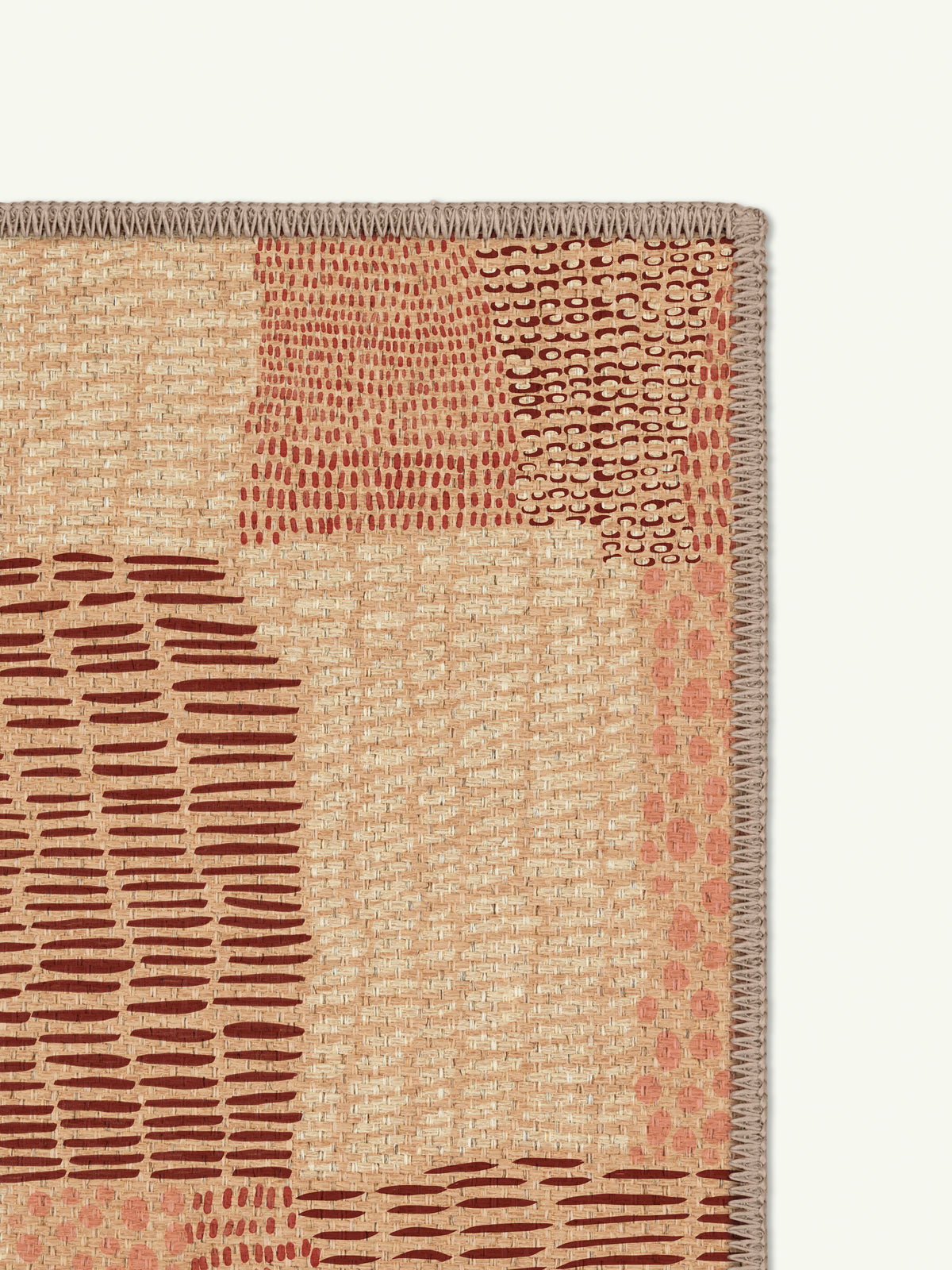 Quilt Blush New Jute Rug