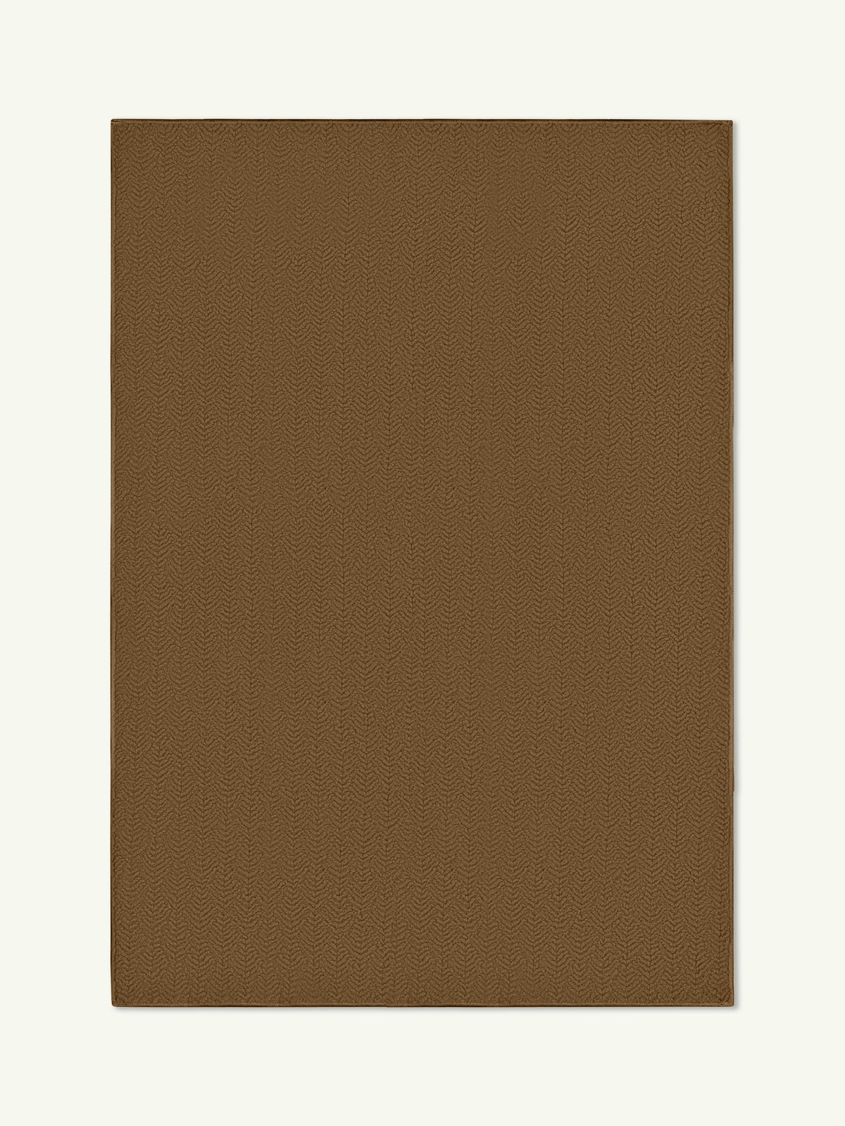 Peace Dark Tan Vegan Shearling Rug