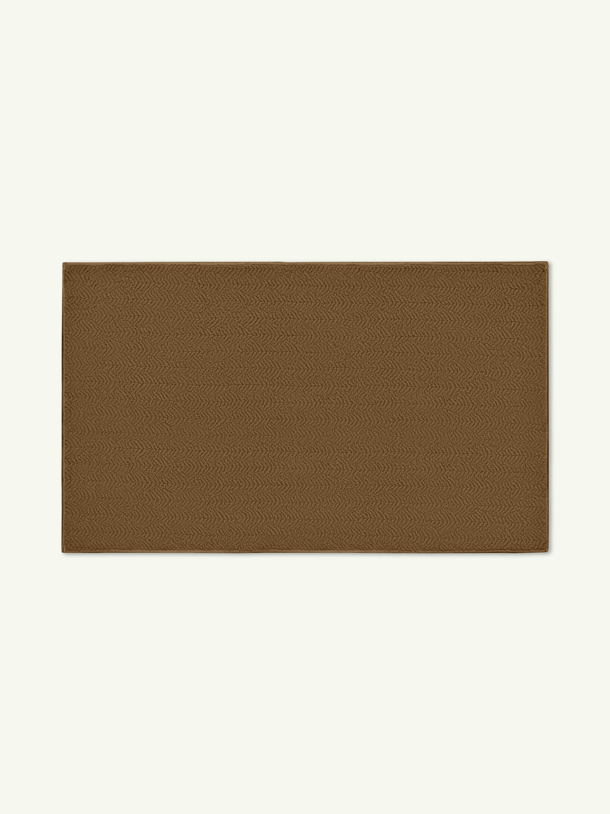 Peace Dark Tan Vegan Shearling Rug