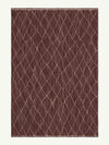 Joy Red Chenille Rug
